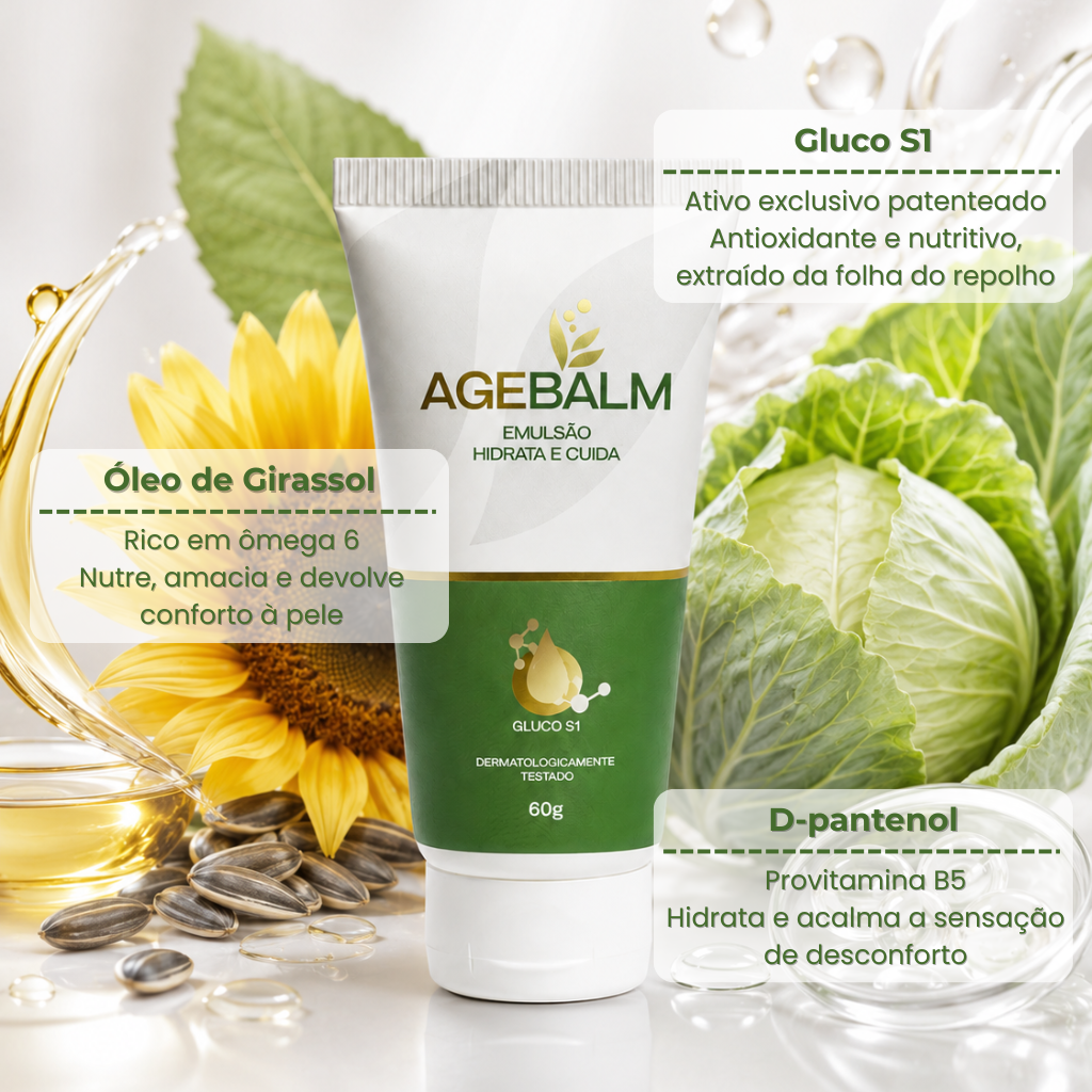 AGEBALM EMULSÃO BISNAGA 60G